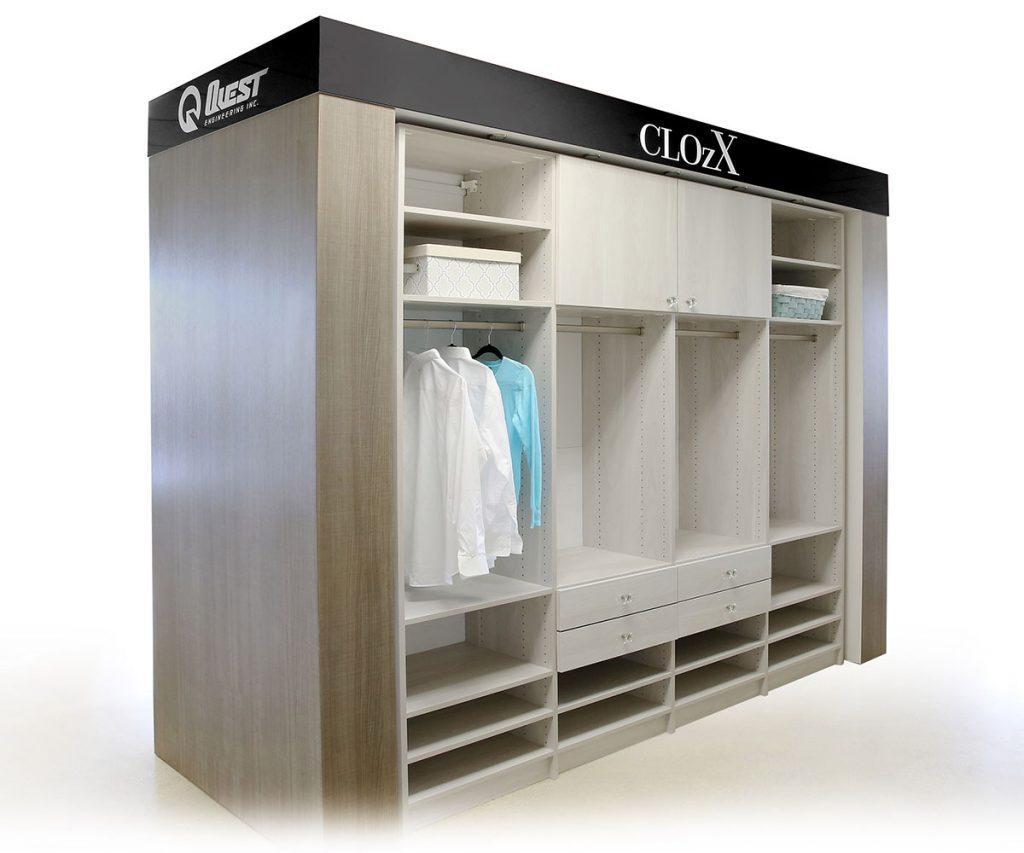 CLOzX is the Closet and Home Organization line of products from Quest
