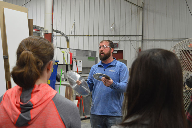 Sociology students from Slinger High School visited Quest Engineering on April 19, 2018 to learn more about the work people there, the trends in the industry, and the community connections.